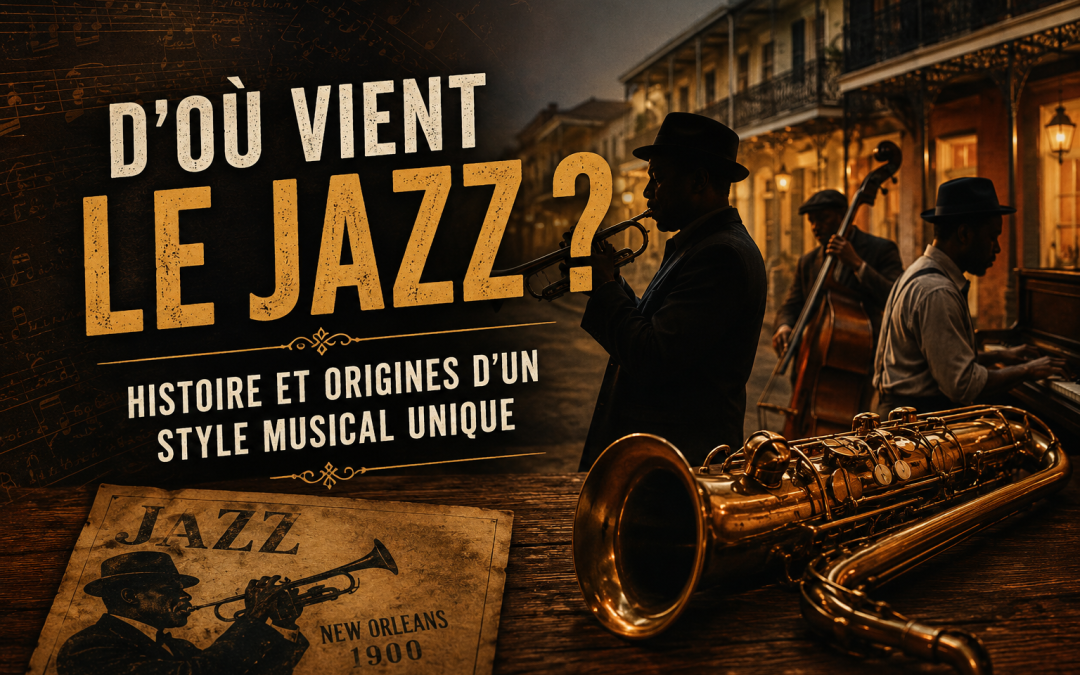 D’où vient le jazz ?                                                     Histoire et origines d’un style musical unique