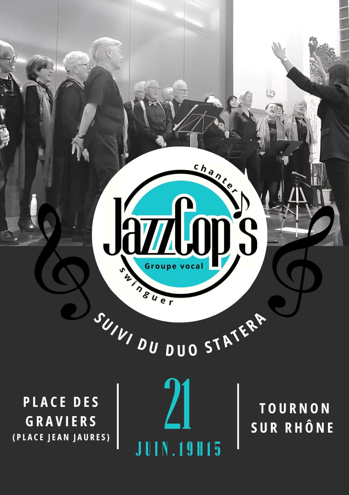 Concert Jazz Cop's fête de la musique le 21 juin 2026
