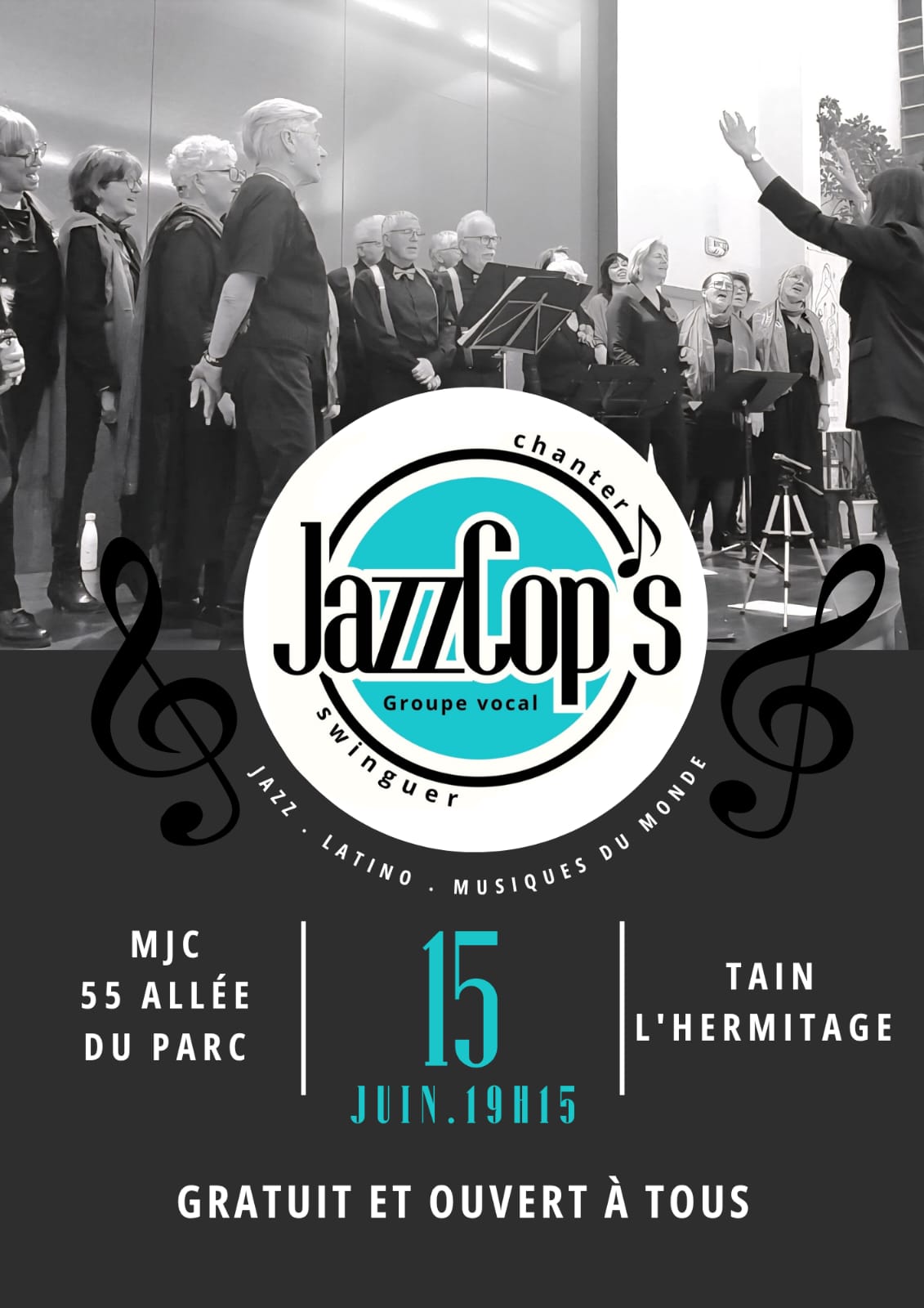 Concert Jazz Cop's MJC en fête le 15 juin 2026